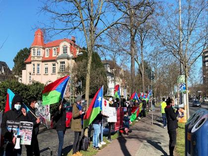 Germany: Free Balochistan Movement stage protest against enforced disappearances in Balochistan | Germany: Free Balochistan Movement stage protest against enforced disappearances in Balochistan