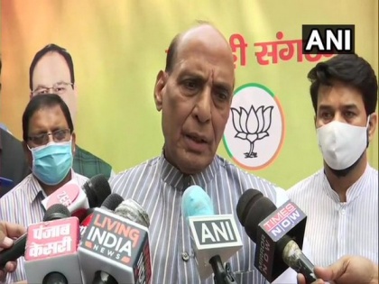 Rajnath Singh flags off COVID-19 relief material for Himachal | Rajnath Singh flags off COVID-19 relief material for Himachal