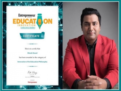 Ritesh Rawal's "Manifestism" has been Awarded as "Innovation of an Education Philosophy" in the Education Innovation Awards | Ritesh Rawal's "Manifestism" has been Awarded as "Innovation of an Education Philosophy" in the Education Innovation Awards