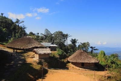 Tourists flock to Nagaland's unique Longwa village shared by India and Myanmar | Tourists flock to Nagaland's unique Longwa village shared by India and Myanmar