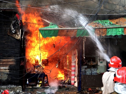 Fire reported at shop in Delhi's Lajpat Nagar market | Fire reported at shop in Delhi's Lajpat Nagar market