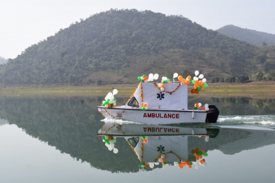 BSF launches boat ambulance in Malkangiri in Odisha | BSF launches boat ambulance in Malkangiri in Odisha
