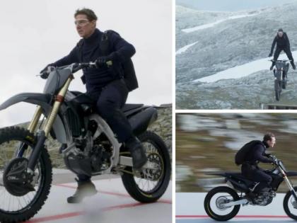 Tom Cruise does death defying bike stunt in 'Mission Impossible - Dead Reckoning Part One' | Tom Cruise does death defying bike stunt in 'Mission Impossible - Dead Reckoning Part One'