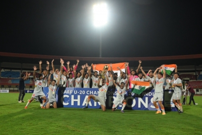 India beat Bangladesh 5-2 to emerge SAFF U20 Champions | India beat Bangladesh 5-2 to emerge SAFF U20 Champions