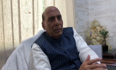 Rajnath: I pray for early release of Abdullahs & Mehbooba from detention (IANS Exclusive) | Rajnath: I pray for early release of Abdullahs & Mehbooba from detention (IANS Exclusive)