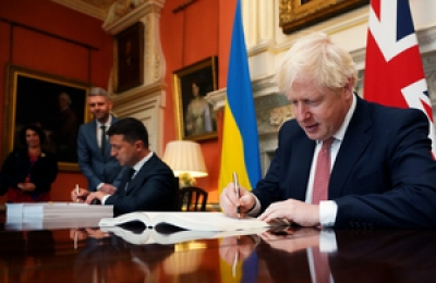 UK, Ukraine sign deal to boost political, trade ties | UK, Ukraine sign deal to boost political, trade ties