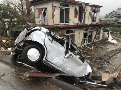 2 dead, 9 mn asked to evacuate after super typhoon hits Japan | 2 dead, 9 mn asked to evacuate after super typhoon hits Japan