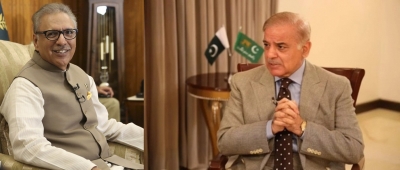 Shehbaz says President Alvi is 'beholden' to Imran more than Constitution | Shehbaz says President Alvi is 'beholden' to Imran more than Constitution