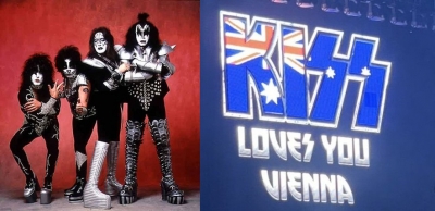 'KISS' projects Australian Flag instead of Austria's during Vienna concert | 'KISS' projects Australian Flag instead of Austria's during Vienna concert