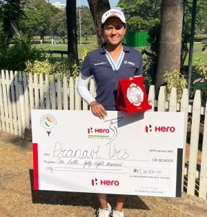 Pranavi Urs wins second leg of WPGT by five shots | Pranavi Urs wins second leg of WPGT by five shots