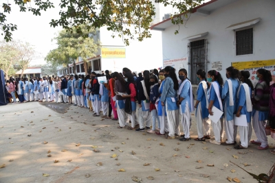 Class 10 exams begin in Bihar amid tight security | Class 10 exams begin in Bihar amid tight security