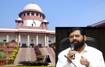 SC refuses to stay EC order recognising Shinde group as official Shiv Sena | SC refuses to stay EC order recognising Shinde group as official Shiv Sena