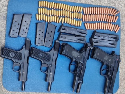 Arms, ammunition recovered by security forces in J-K's Pulwama | Arms, ammunition recovered by security forces in J-K's Pulwama