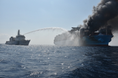 Iranian navy vessel catches fire, sinks in Gulf of Oman | Iranian navy vessel catches fire, sinks in Gulf of Oman