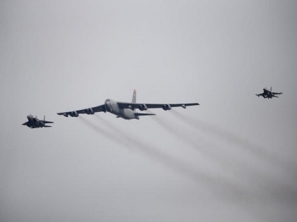 US B-52 bombers hit Taliban's positions in Afghanistan's Shebergan city | US B-52 bombers hit Taliban's positions in Afghanistan's Shebergan city