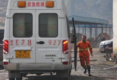 Trapped worker rescued from flooded China coal mine | Trapped worker rescued from flooded China coal mine