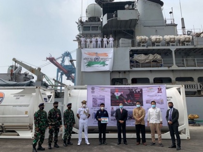 Mission Sagar: Indian Naval Ship Airavat arrives at Jakarta to deliver medical supplies | Mission Sagar: Indian Naval Ship Airavat arrives at Jakarta to deliver medical supplies
