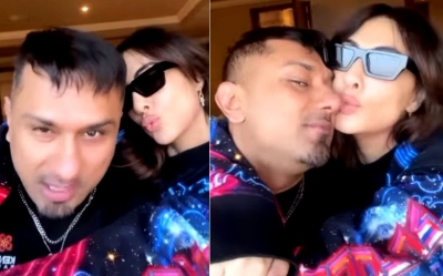 Honey Singh sings 'Meri jaan' for girlfriend Tina Thadani, shares video | Honey Singh sings 'Meri jaan' for girlfriend Tina Thadani, shares video