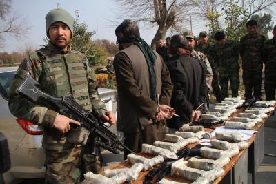 Weapon cache seized in Afghanistan's Uruzgan province | Weapon cache seized in Afghanistan's Uruzgan province