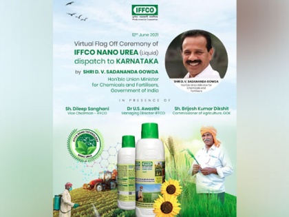 Union Minister Gowda flags off Nano Urea dispatch to Karnataka; promises land to IFFCO for production unit | Union Minister Gowda flags off Nano Urea dispatch to Karnataka; promises land to IFFCO for production unit