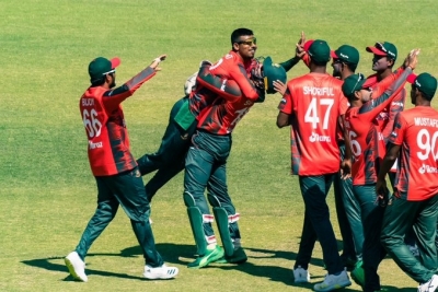 2nd T20I: Mosaddek's five-for, Liton's fifty power Bangladesh to series-levelling win over Zimbabwe | 2nd T20I: Mosaddek's five-for, Liton's fifty power Bangladesh to series-levelling win over Zimbabwe