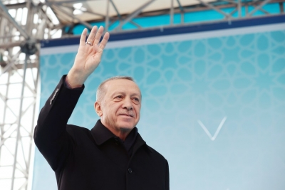 Turkey's Erdogan calls to refrain from early vote announcement as count underway | Turkey's Erdogan calls to refrain from early vote announcement as count underway