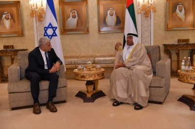 Israeli PM meets UAE FM to mark 2nd anniversary of diplomatic ties | Israeli PM meets UAE FM to mark 2nd anniversary of diplomatic ties
