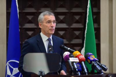 NATO chief stresses diplomatic efforts to solve Ukraine crisis | NATO chief stresses diplomatic efforts to solve Ukraine crisis