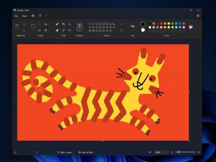 Microsoft testing dark mode for its Paint app in Windows 11 | Microsoft testing dark mode for its Paint app in Windows 11