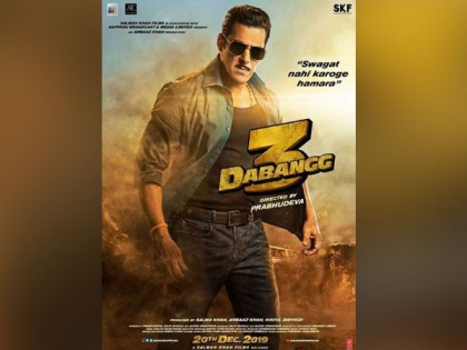 With 100 days for Chulbul Pandey's arrival, Salman shares 'Dabangg 3' motion poster | With 100 days for Chulbul Pandey's arrival, Salman shares 'Dabangg 3' motion poster