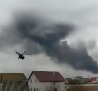 Ukraine shoots down Russia's transport plane | Ukraine shoots down Russia's transport plane
