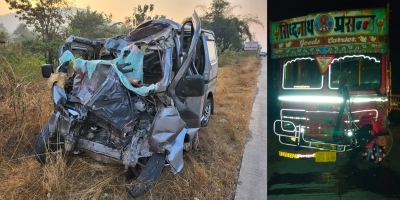 Maha: 11 killed, 24 injured in two accidents on Mumbai-Goa highway | Maha: 11 killed, 24 injured in two accidents on Mumbai-Goa highway