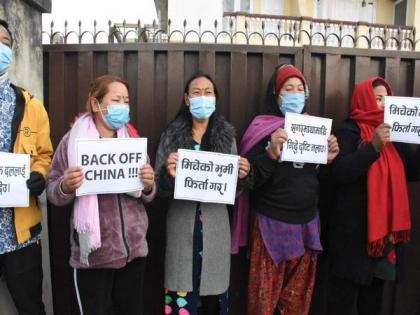 Scores protest in Kathmandu against Chinese interference in Nepalese affairs | Scores protest in Kathmandu against Chinese interference in Nepalese affairs