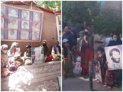 Activists, families continue protests against human rights violations in Balochistan | Activists, families continue protests against human rights violations in Balochistan