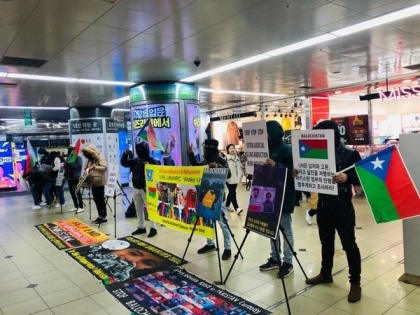 South Korea: Baloch activists hold protest in Busan against Pak Army-led atrocities in Balochistan | South Korea: Baloch activists hold protest in Busan against Pak Army-led atrocities in Balochistan