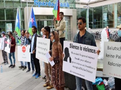 Germany: Free Balochistan Movement holds protest against Pakistan in Hanover | Germany: Free Balochistan Movement holds protest against Pakistan in Hanover