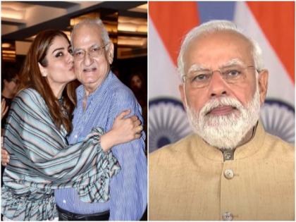 Raveena Tandon receives condolence message from PM Modi after her father's demise | Raveena Tandon receives condolence message from PM Modi after her father's demise