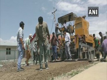Construction of roads under PMGSY in full swing in J-K's Baramulla | Construction of roads under PMGSY in full swing in J-K's Baramulla