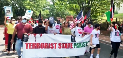 Series of protests in US to mark Pakistan's I-Day as 'Black Day' | Series of protests in US to mark Pakistan's I-Day as 'Black Day'