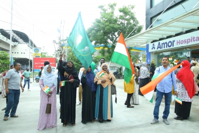 People of African origin participate in I-Day celebrations in Hyderabad | People of African origin participate in I-Day celebrations in Hyderabad
