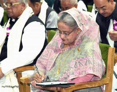 B'desh PM Sheikh Hasina takes oath for historic 4th term in office | B'desh PM Sheikh Hasina takes oath for historic 4th term in office B'desh PM Sheikh Hasina takes oath for historic 4th term in office | B'desh PM Sheikh Hasina takes oath for historic 4th term in office