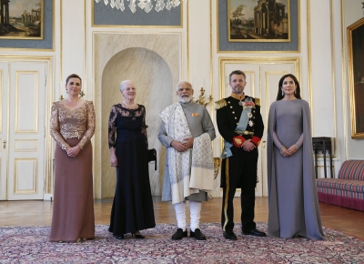 Modi met Queen of Denmark Margrethe II | Modi met Queen of Denmark Margrethe II