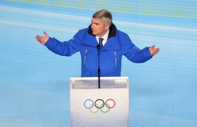 IOC president Bach starts China trip by watching Beijing 2022 official film | IOC president Bach starts China trip by watching Beijing 2022 official film