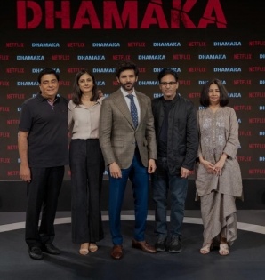 Karthik Aaryan turns 'Dhamaka' trailer launch into an immersive experience | Karthik Aaryan turns 'Dhamaka' trailer launch into an immersive experience