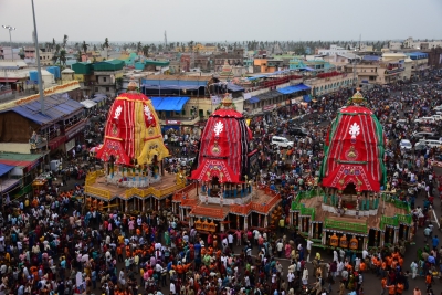 Rath Yatra 2021: Annual procession of Lord Jagannath, siblings begins | Rath Yatra 2021: Annual procession of Lord Jagannath, siblings begins