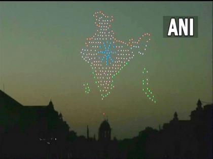 Drones made by IIT-Delhi-incubated startup BotLab Dynamics lit up sky at Beating Retreat ceremony | Drones made by IIT-Delhi-incubated startup BotLab Dynamics lit up sky at Beating Retreat ceremony