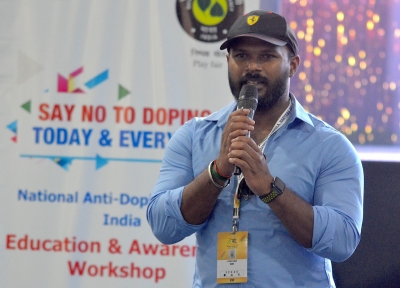 Weightlifter Sathish exhorts young athletes to stay away from doping in pursuit of excellence | Weightlifter Sathish exhorts young athletes to stay away from doping in pursuit of excellence