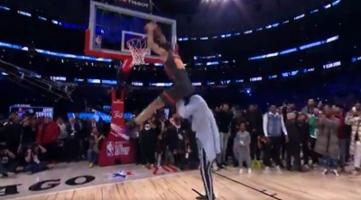 Netizens trip as Aaron Gordon dunks over 7'5" Tacko Fall | Netizens trip as Aaron Gordon dunks over 7'5" Tacko Fall
