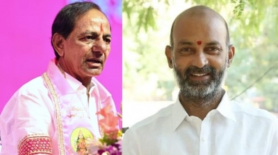 KCR has no moral courage to face Modi, says T'gana BJP chief | KCR has no moral courage to face Modi, says T'gana BJP chief