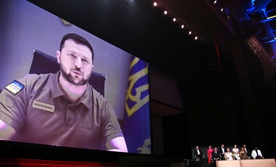 'The world needs a new Chaplin', Zelensky tells star-studded Cannes audience | 'The world needs a new Chaplin', Zelensky tells star-studded Cannes audience